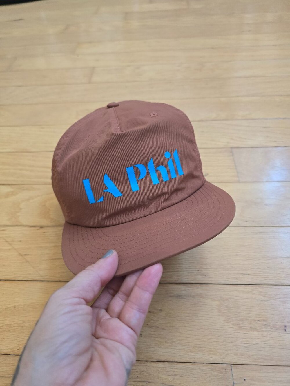 Los Angeles Philharmonic Brown Blue Logo Surf Cap Snapback Hat